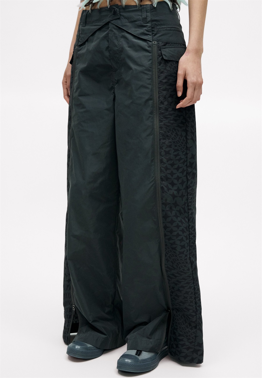 Converse CHET LO PANT - Cargohose - shadow/anthrazit