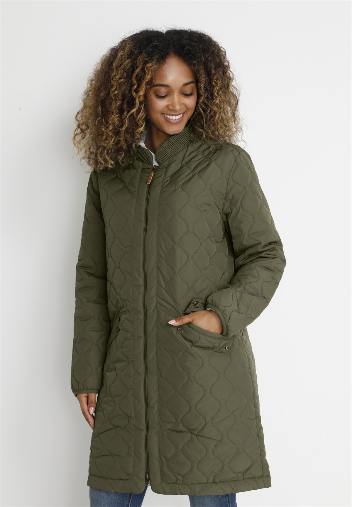 Cream ARWEN - Light jacket - Kurzmantel - kalamata/khaki Cream ARWEN - Light jacket - Kurzmantel - kalamata/khaki