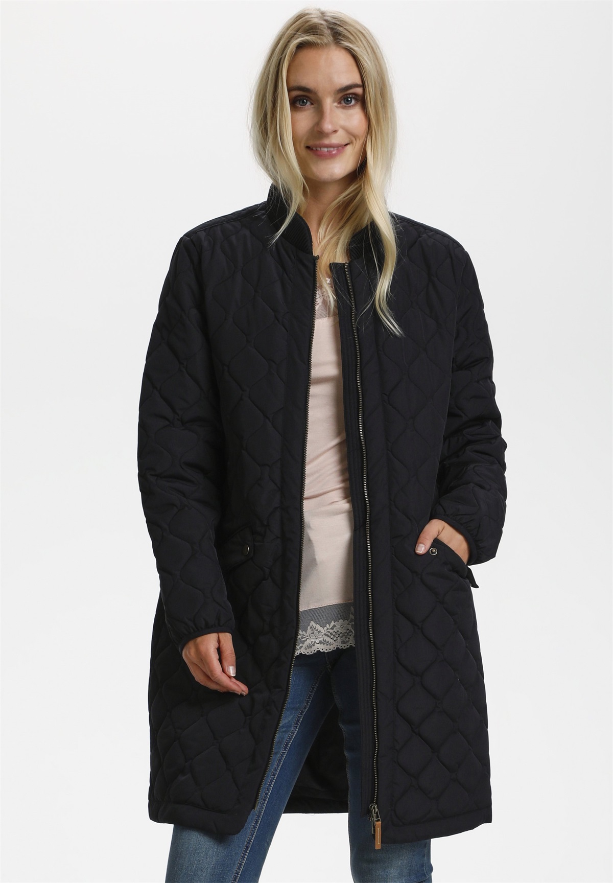 Cream ARWEN - Übergangsjacke - pitch black/schwarz