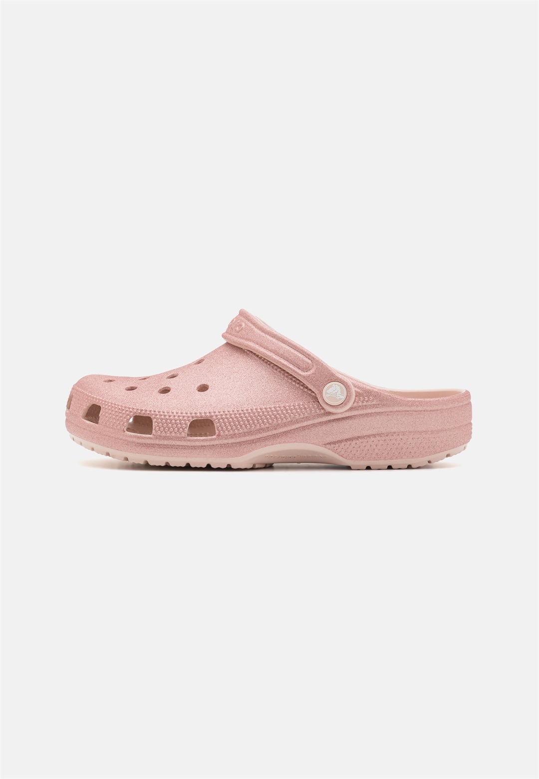 Crocs CLASSIC GLITTER UNISEX - Badesandale - quartz glitter/rosa