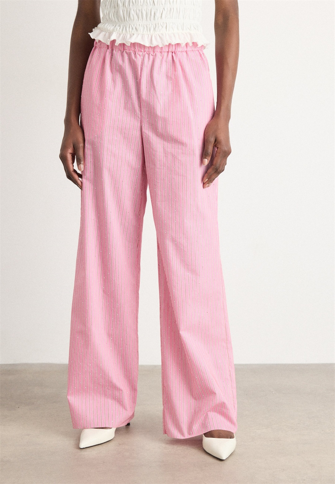 Cras PANTS - Stoffhose - pink