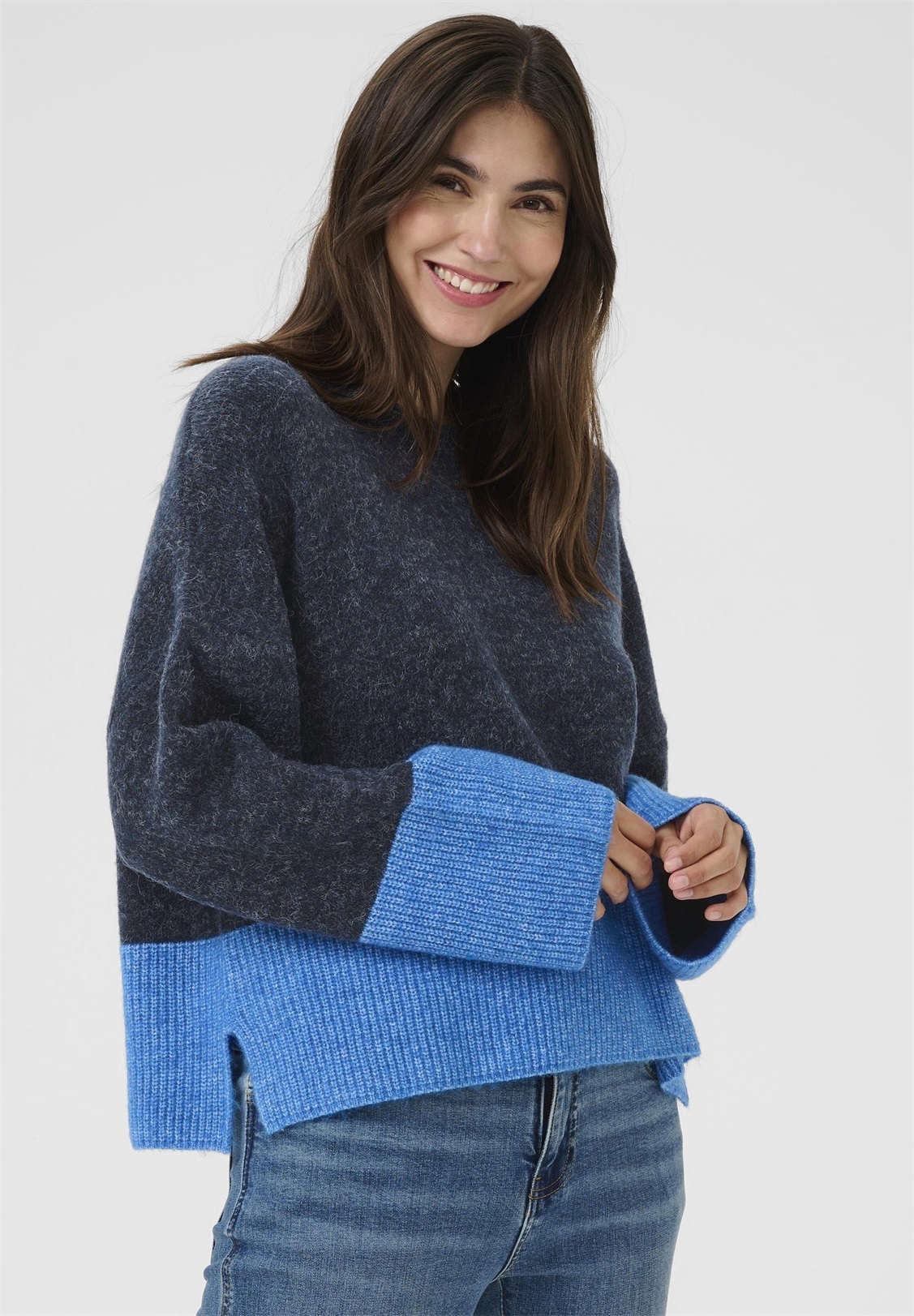 Culture NICKY KIMMY PULLOVER - Strickpullover - dress blues victoria blue/dunkelblau