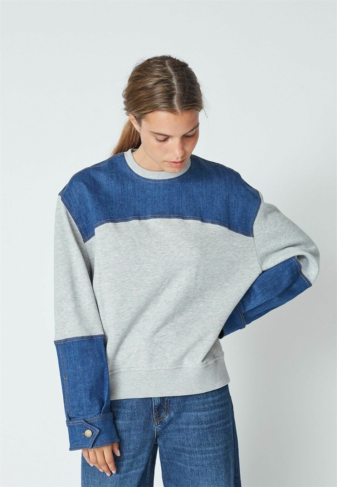 Co'couture CANDIZ - Sweatshirt - grey melange/grau