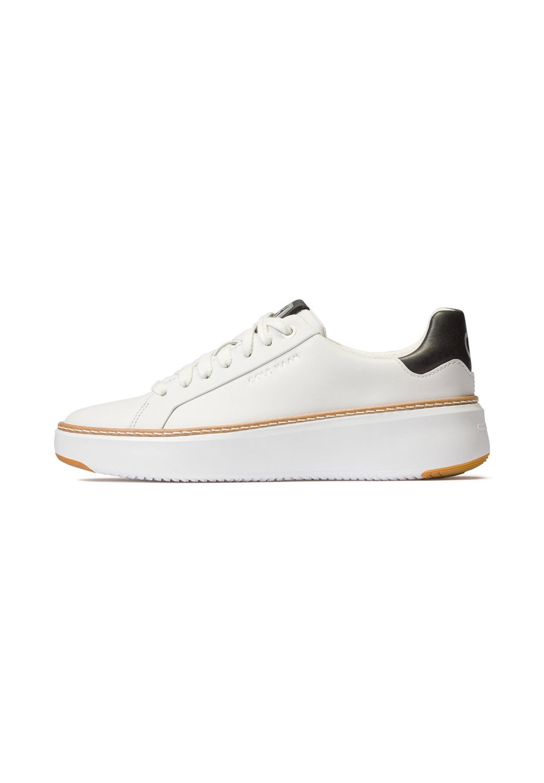 Cole Haan Sneaker low - black/ivory/cyber yellow fbmtlc slvr hwwht os/offwhite