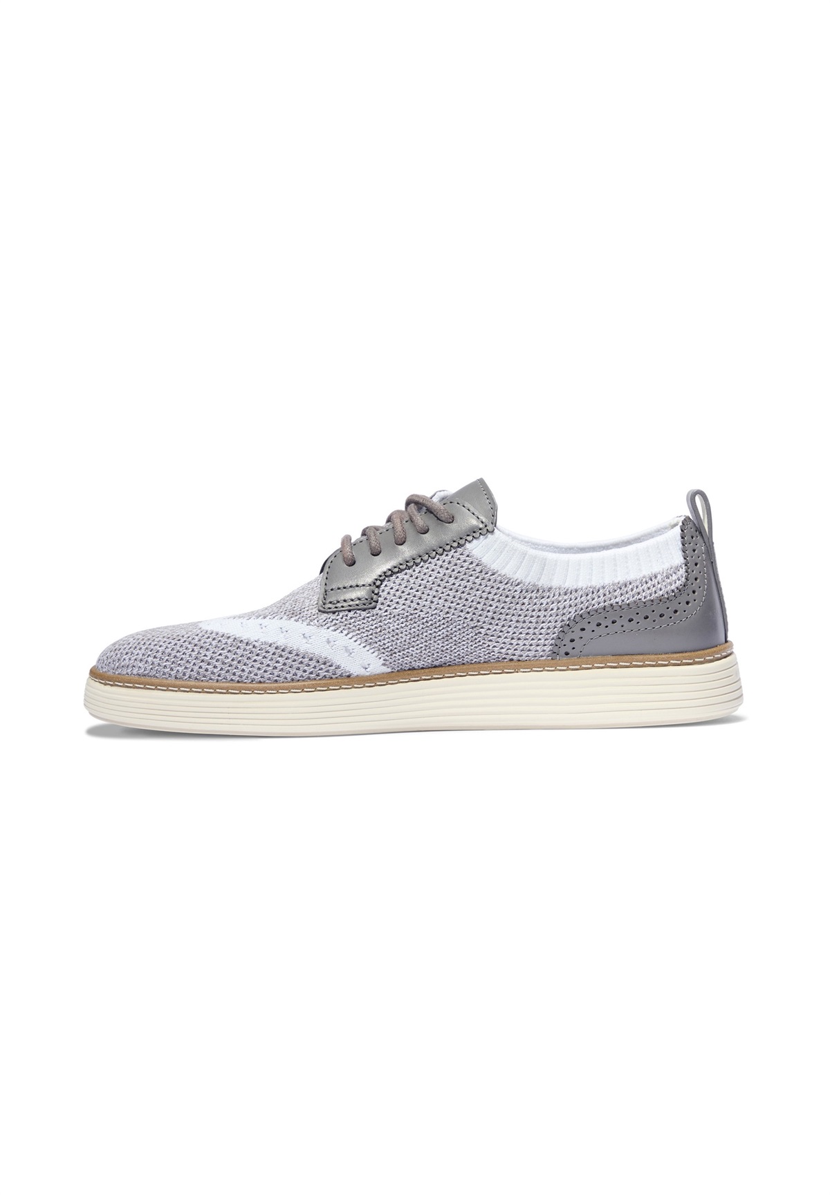 Cole Haan Sportlicher Schnürer - frost gray and white heathered knitfrost grayivory/grau