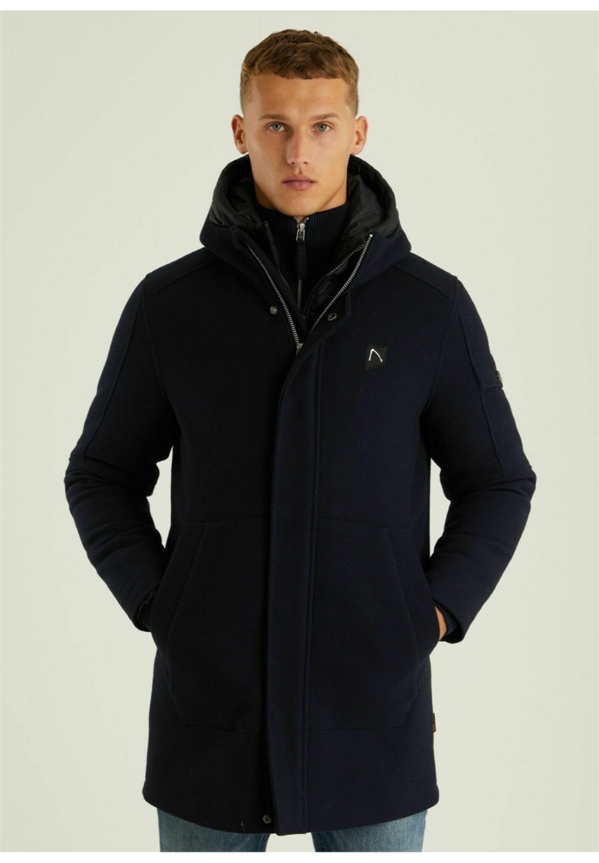CHASIN' CHASIN' PARKA STELLAR WOOL - Wintermantel - dark blue/dunkelblau