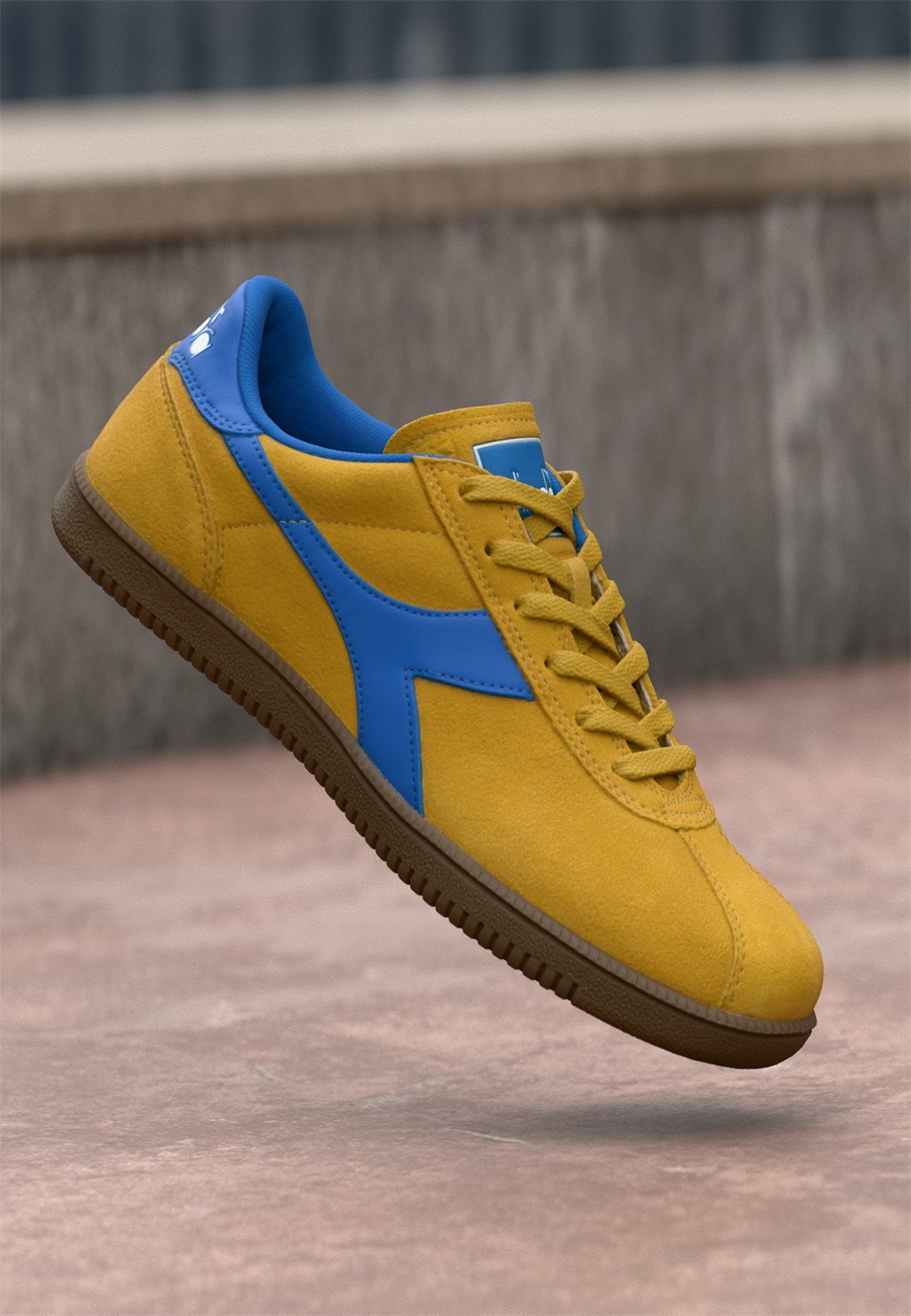 Diadora TOKYO UNISEX - Sneaker low - golden-coloured spice/directoire blue/gelb
