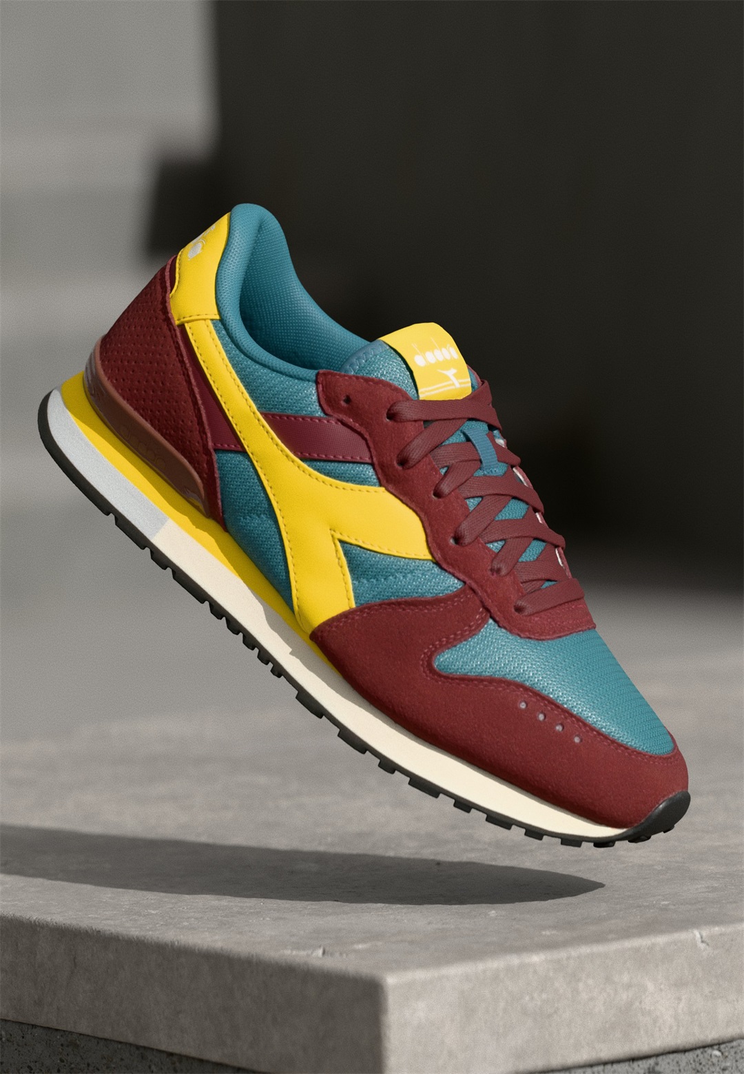 Diadora UNISEX - Sneaker low - brittany blue/hot chocolate/petrol