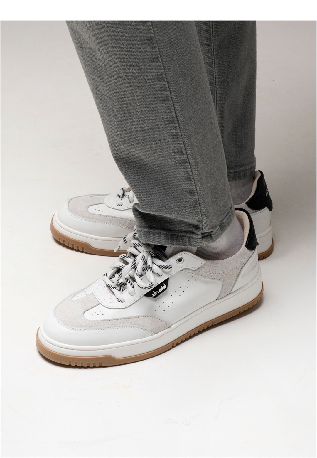 Drudd Italia SNEAKERS - Sneaker low - white black/weiß