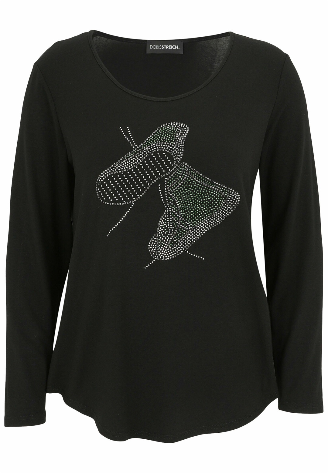 DORIS STREICH Langarmshirt - schwarz