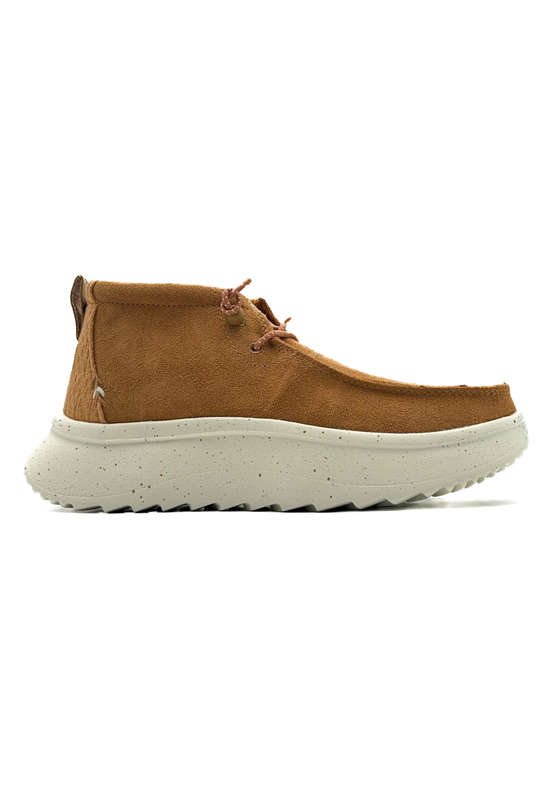 HEYDUDE Wendy Peak Hi Suede - Stiefelette - Sportlicher Schnürer - cuoio/hellbraun