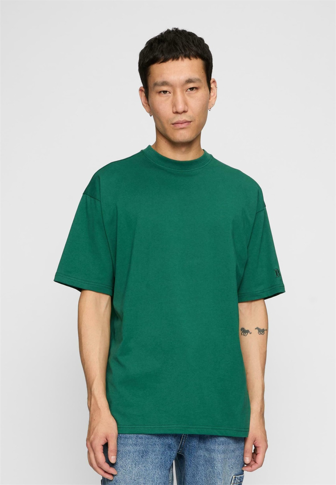 Dropsize LOOSE FIT - T-Shirt basic - green/grün