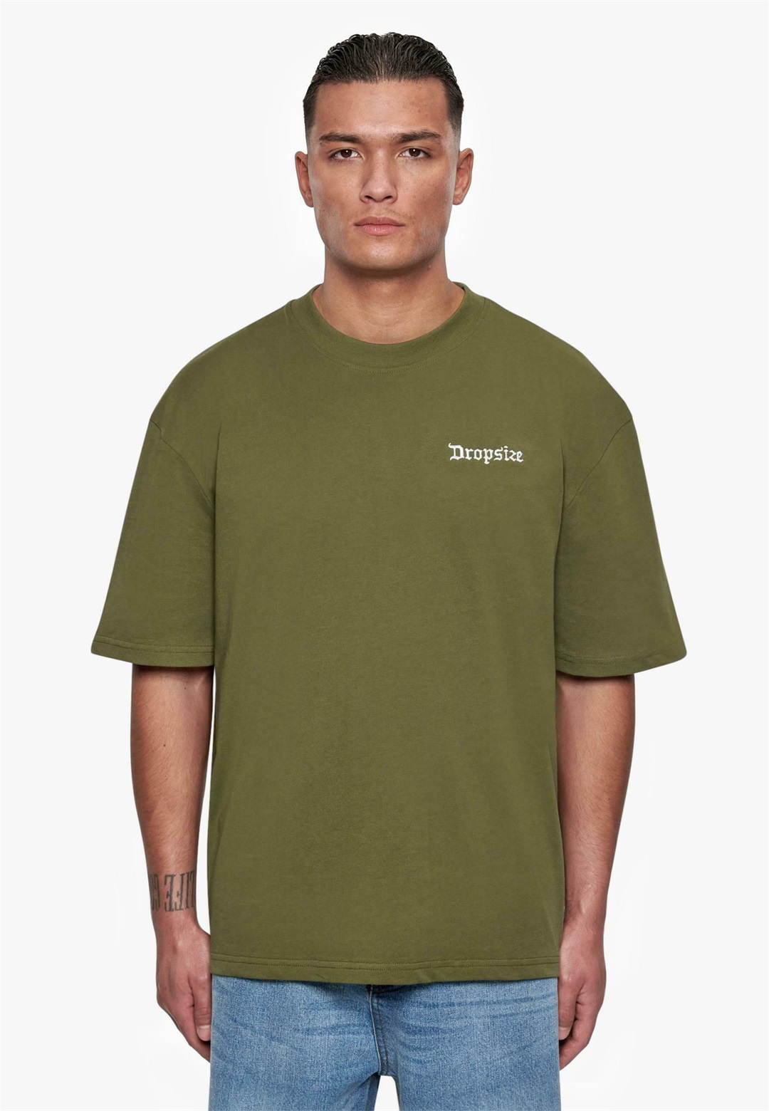 Dropsize T-Shirt basic - olive/oliv