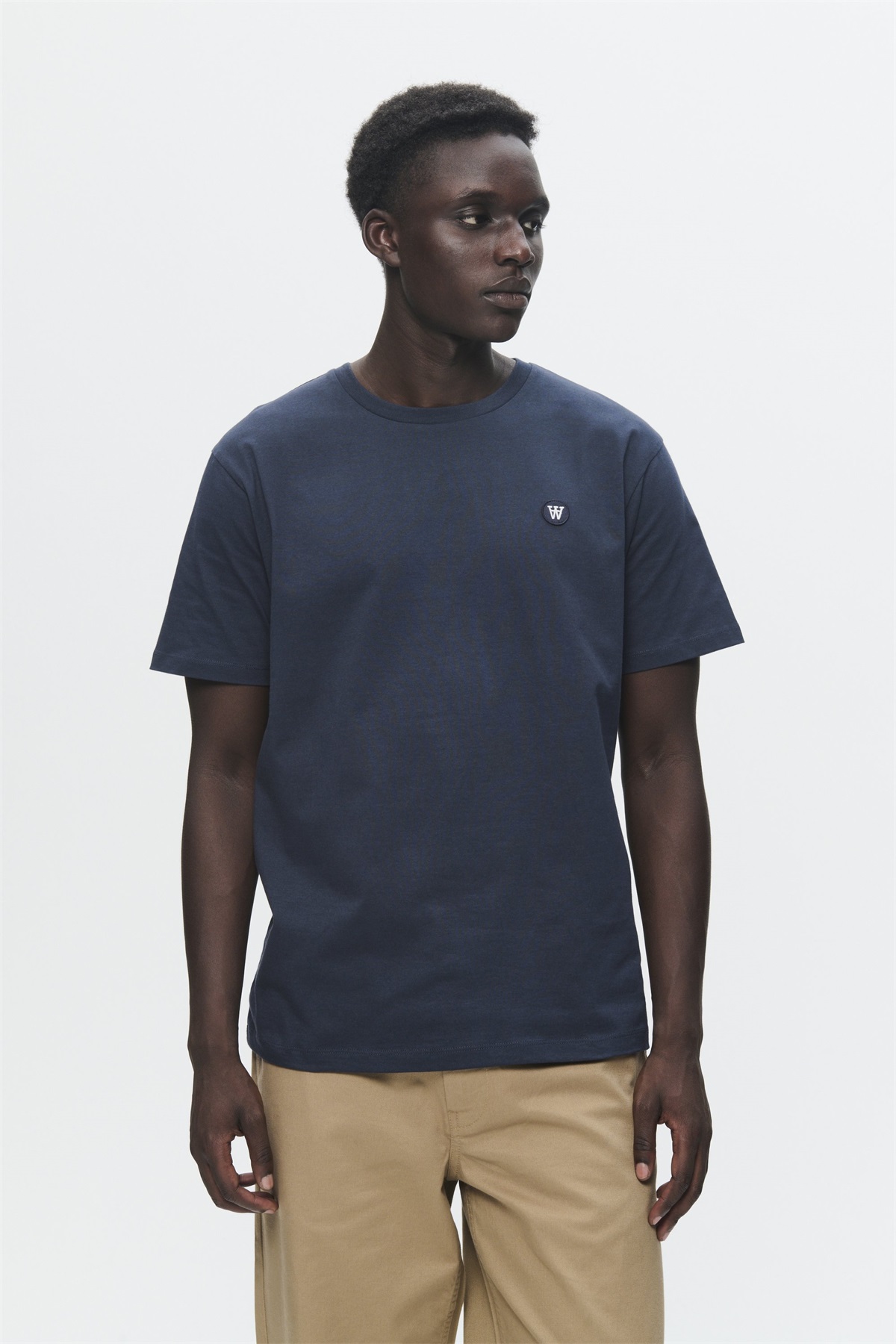 DOUBLE A BY W.W. ACE UNISEX - T-Shirt basic - outer space/anthrazit