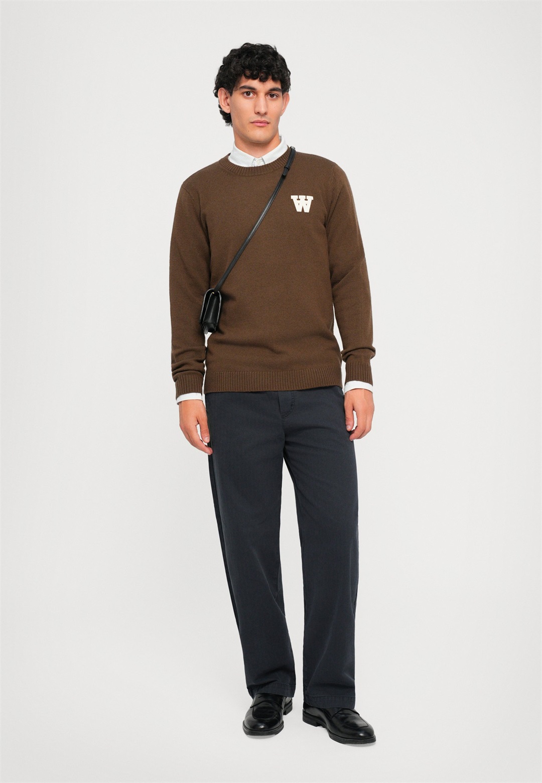 DOUBLE A BY W.W. WWTay L - Strickpullover - desert palm/beige