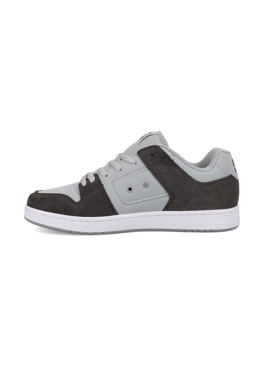 DC Shoes MANTECA - Sneaker low - grey grey white/grau