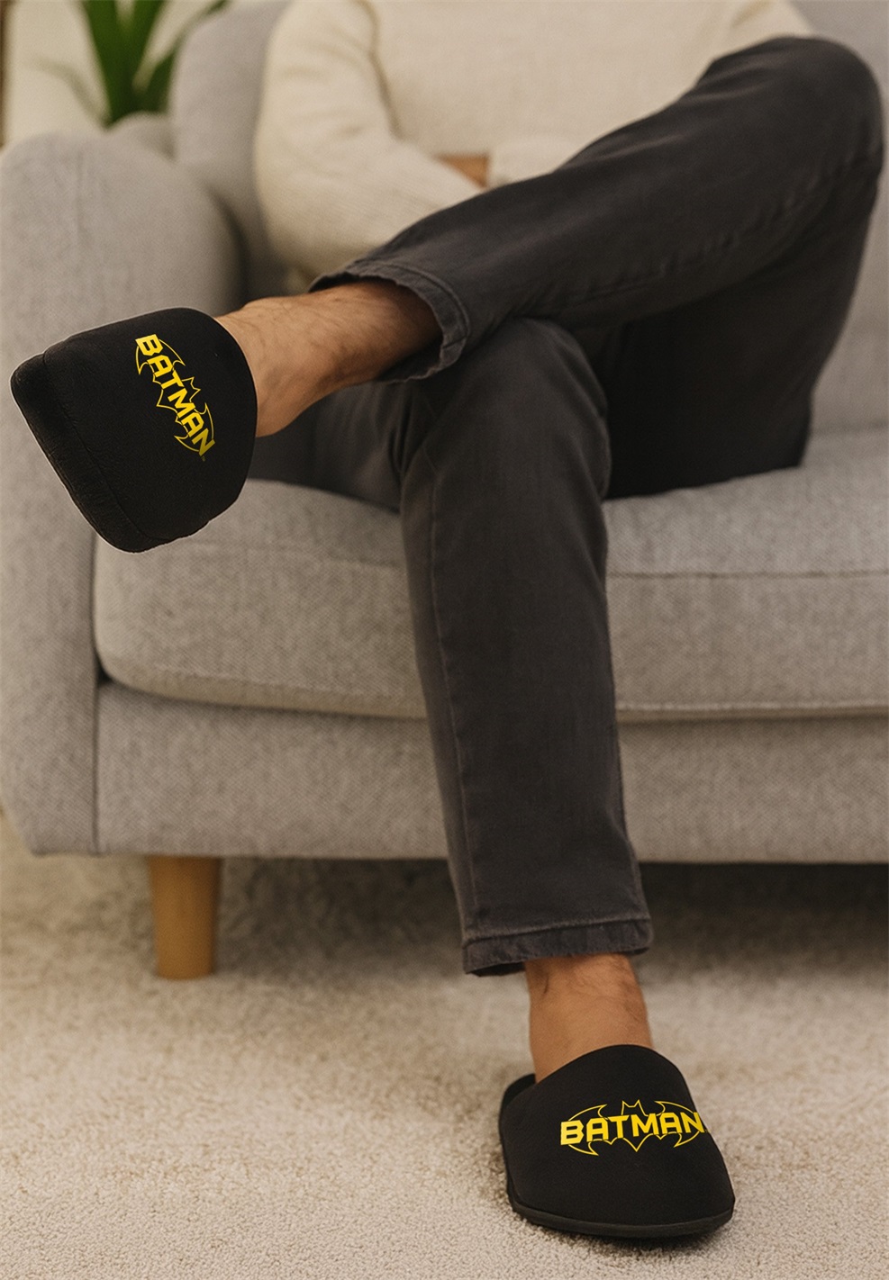 DC COMICS - BATMAN Hausschuh - schwarz