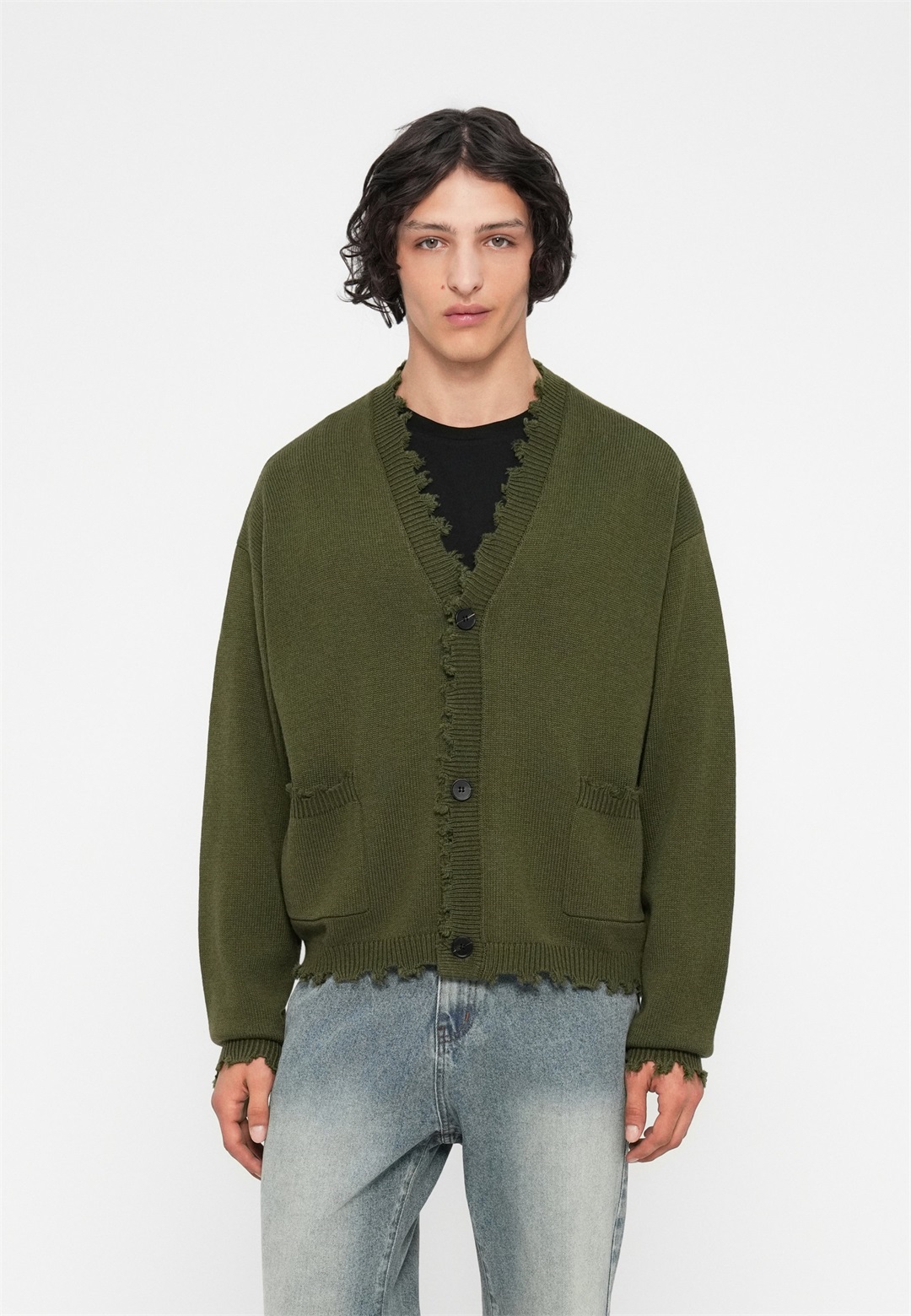 Don't Waste Culture JELANI UNISEX - Strickjacke - khaki