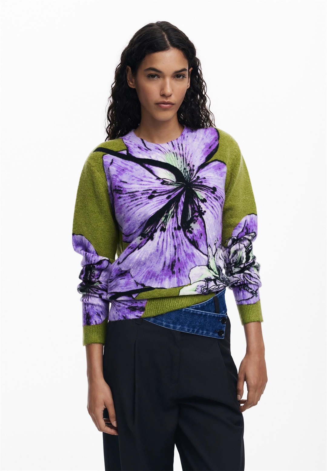 Desigual Strickpullover - lilac/flieder
