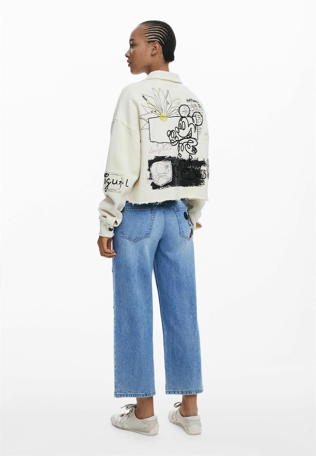 Desigual Strickjacke - beige/grau