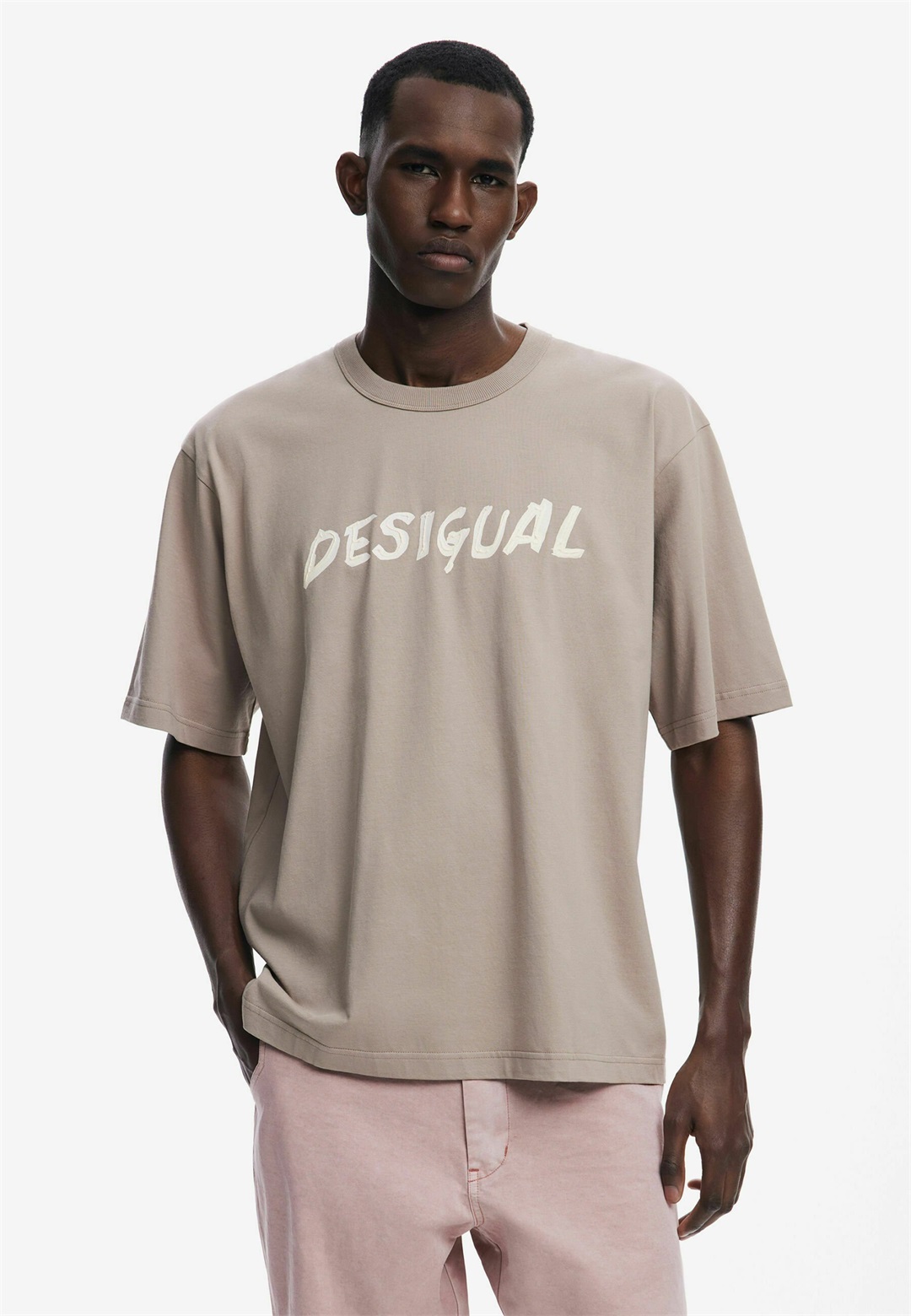 Desigual T-Shirt print - brown/hellbraun