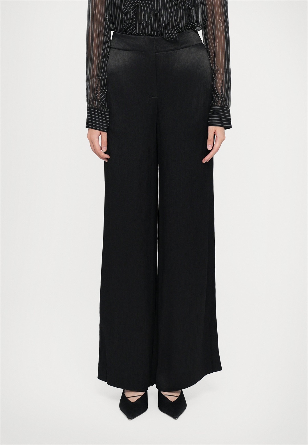 Diane von Furstenberg ALEXANDER - Stoffhose - black/schwarz