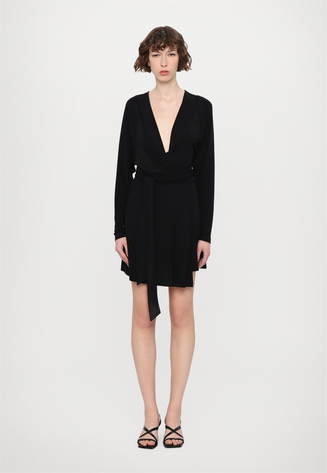 Diane von Furstenberg ISABELLA WRAP DRESS - Freizeitkleid - black/schwarz