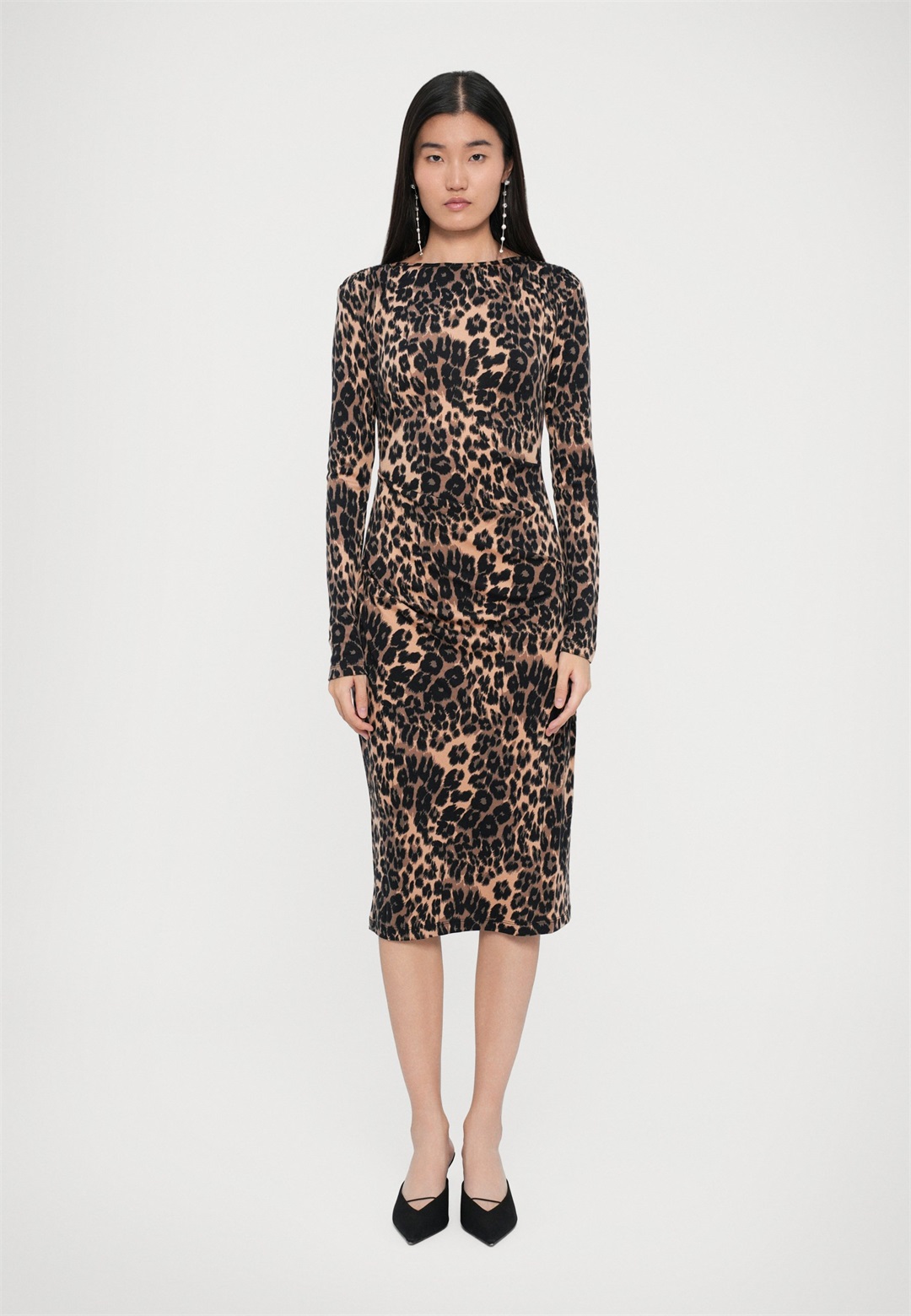 Diane von Furstenberg DARRIUS LONG SLEEVE DRESS - Jerseykleid - multi-coloured/mehrfarbig