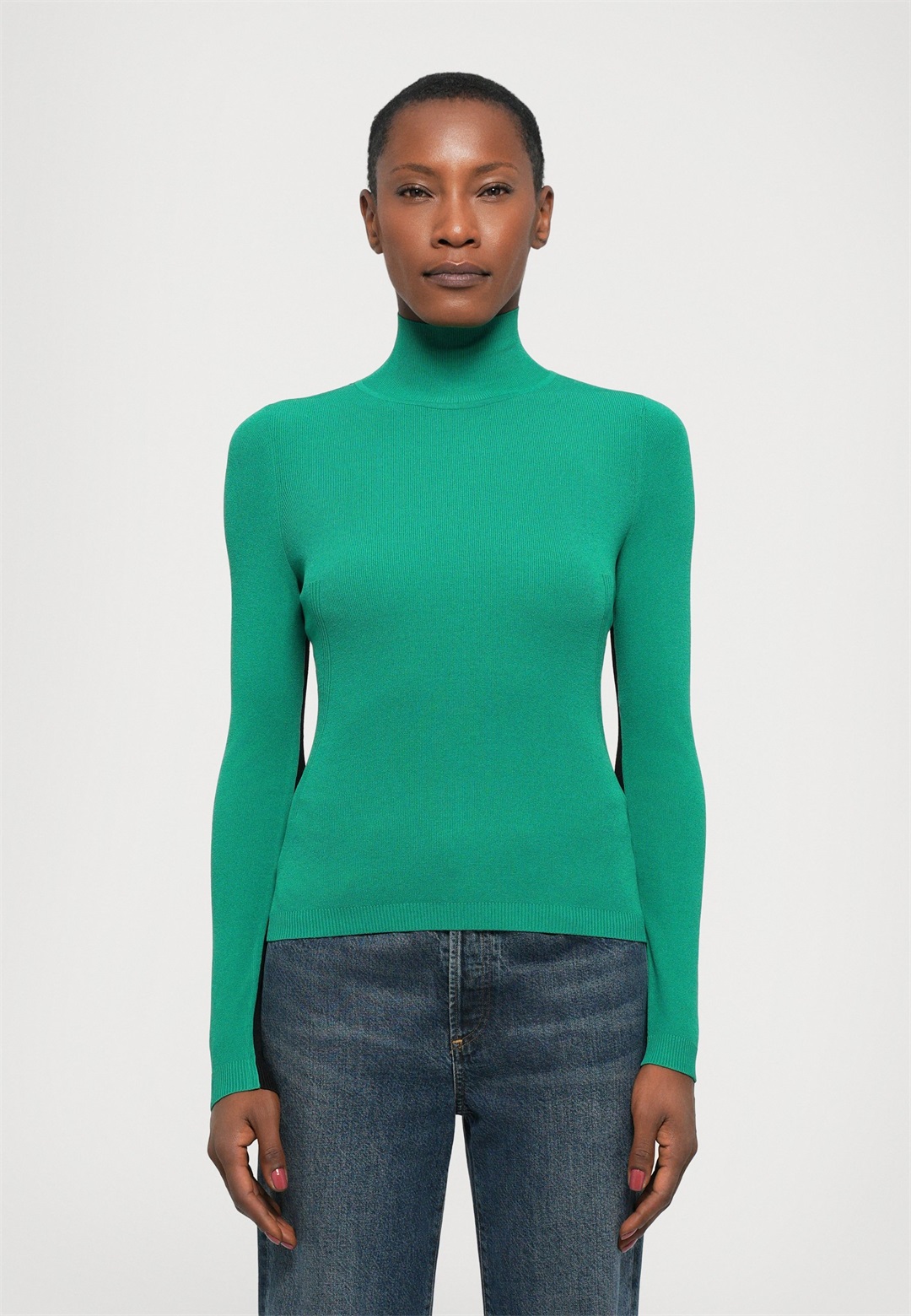 Diane von Furstenberg JELENA TOP - Strickpullover - reptile/black/schwarz