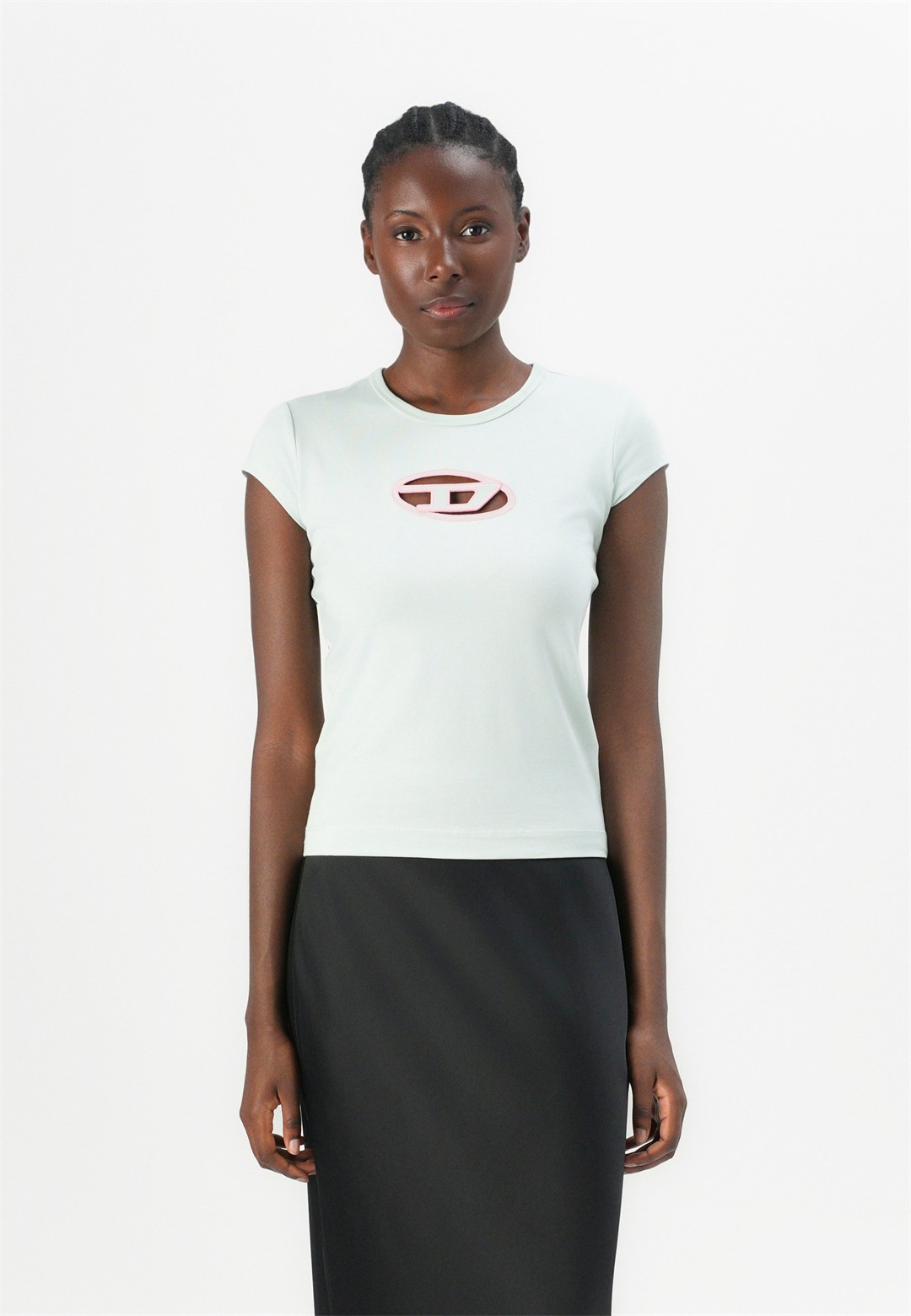 Diesel ANGIE - T-Shirt print - white/beige