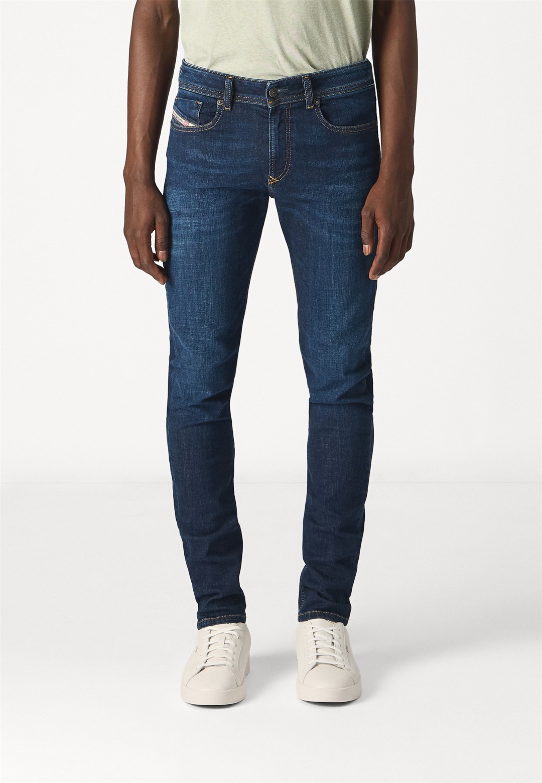 Diesel SLEENKER - Jeans Skinny Fit - blue/blue denim