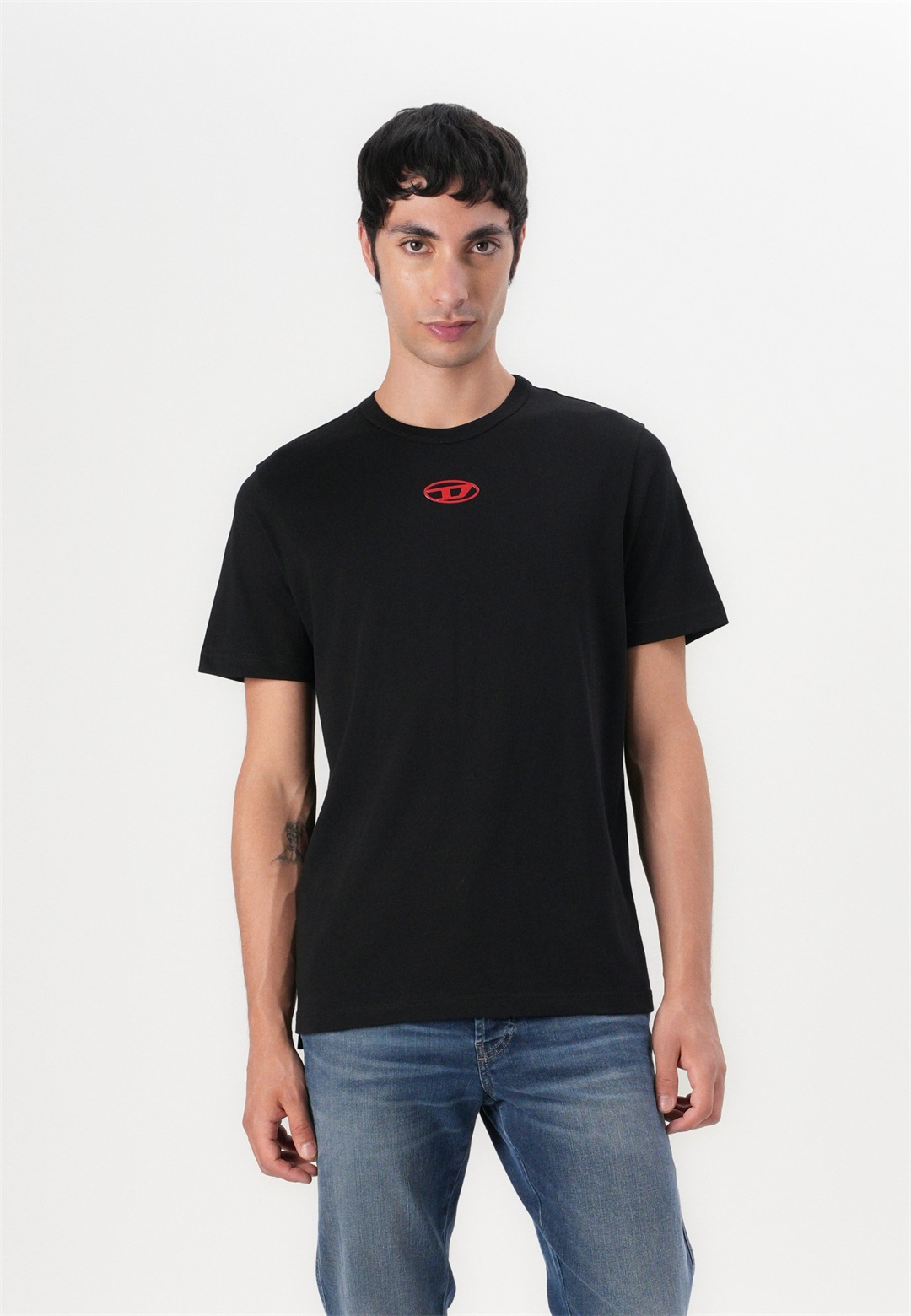 Diesel ADJUST - T-Shirt basic - black/schwarz