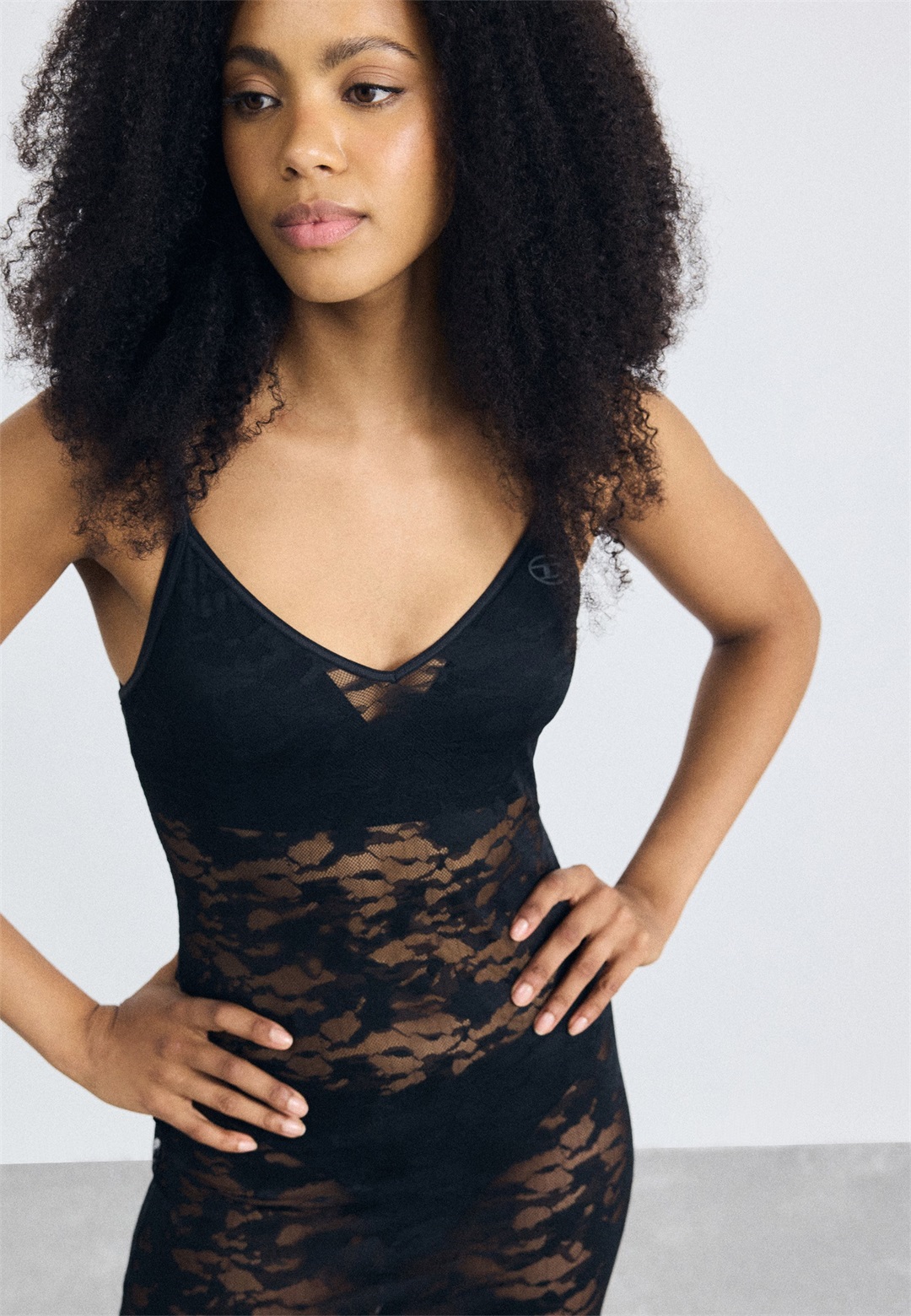 Diesel LAYLA - Nachthemd - black/schwarz