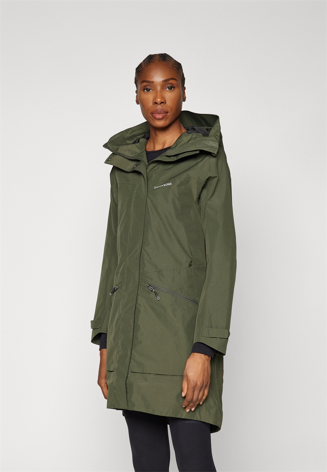 Didriksons ILMA - Parka - deep green/khaki