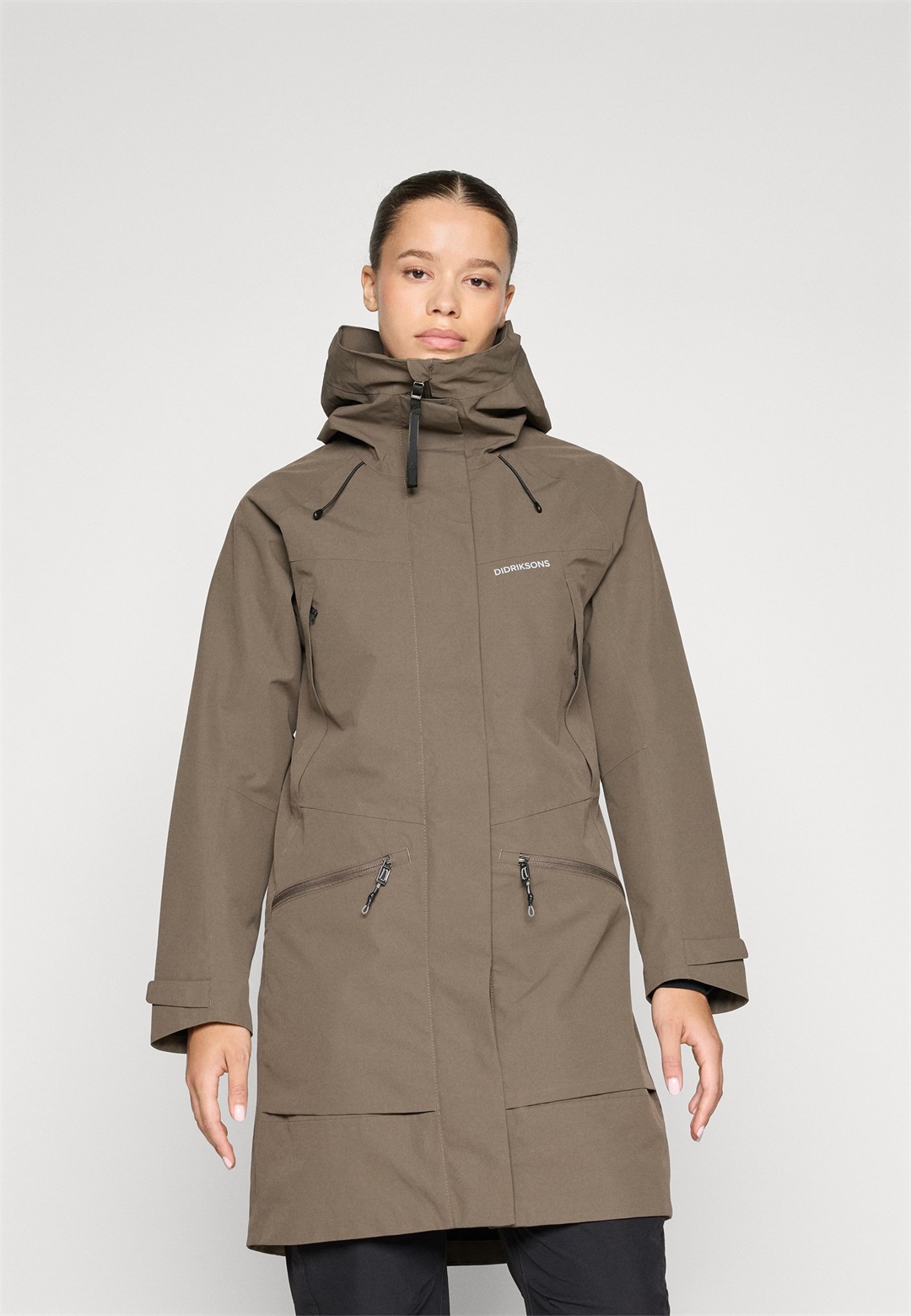 Didriksons ILMA - Parka - mocha brown/hellbraun