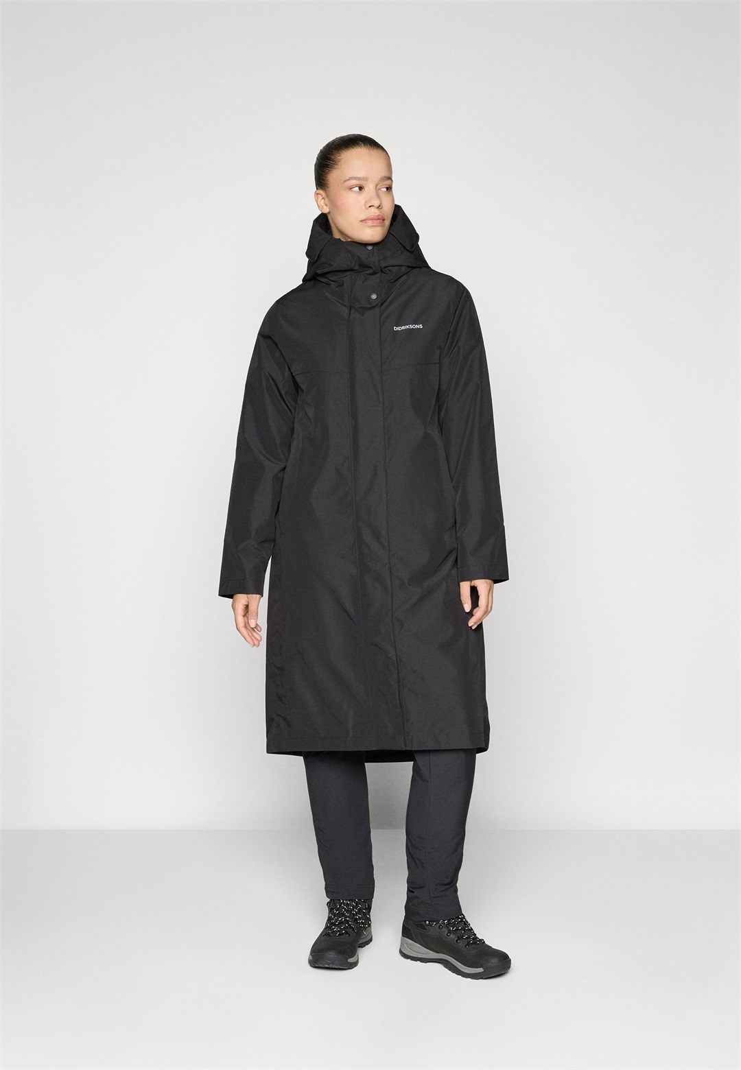 Didriksons SELINA - Wintermantel - black/schwarz