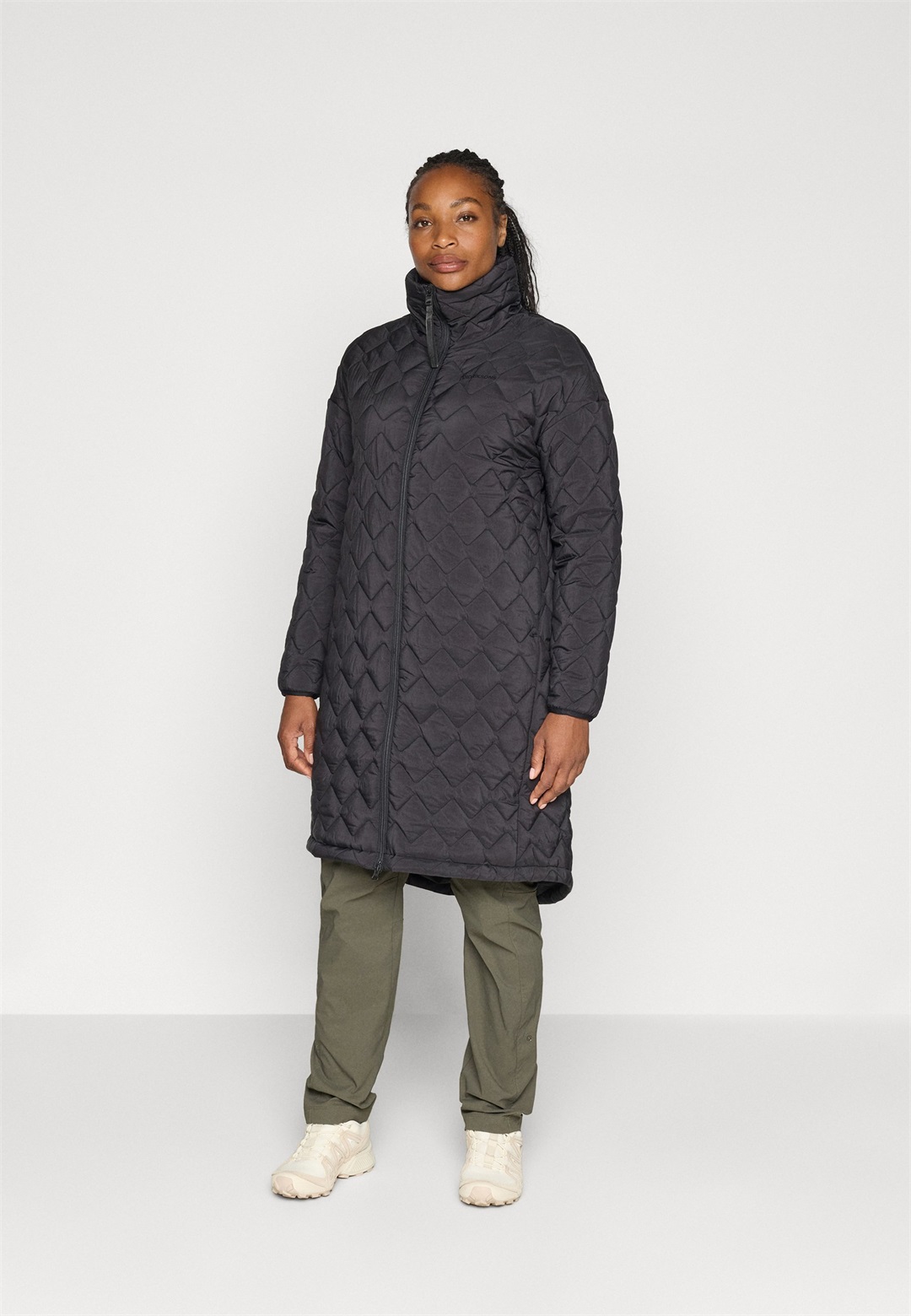 Didriksons NINO PARKA LONG - Wintermantel - black/schwarz