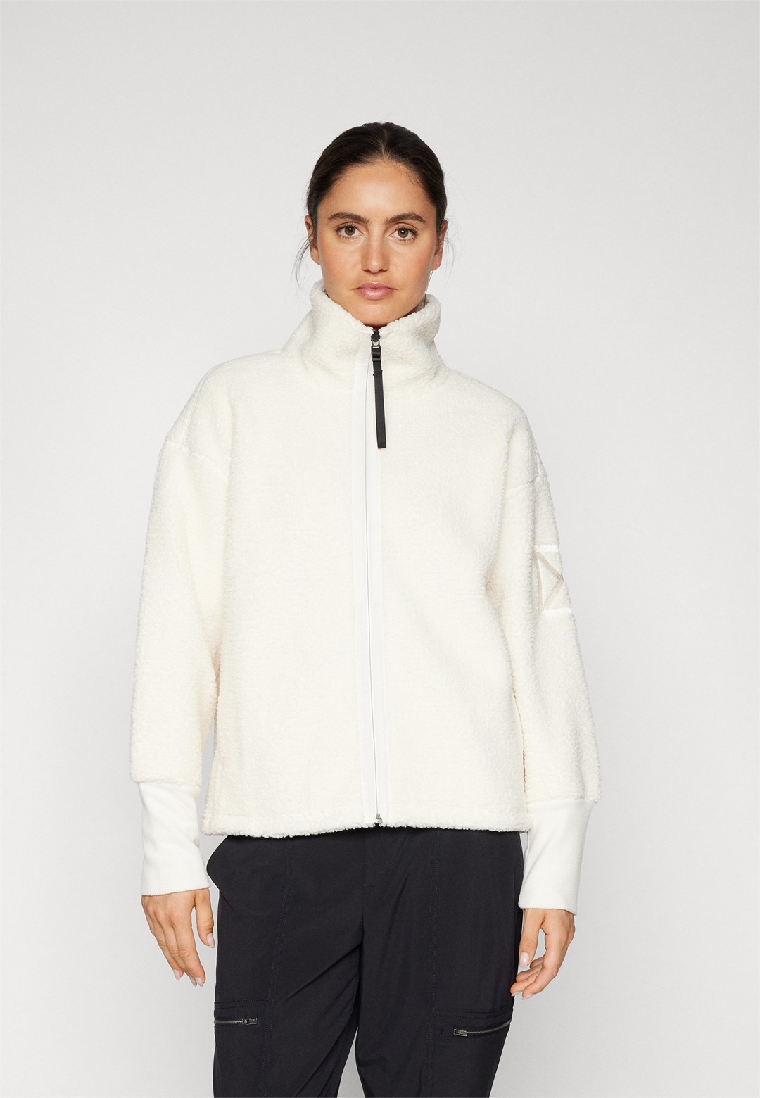 Didriksons MELLA - Fleecejacke - white foam/offwhite