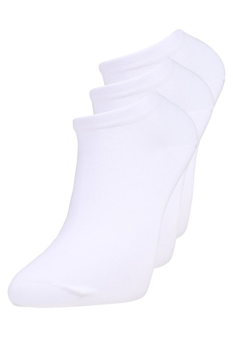 DIM SOCQUETTE COURTE 3 PACK - Socken - blanc/weiß