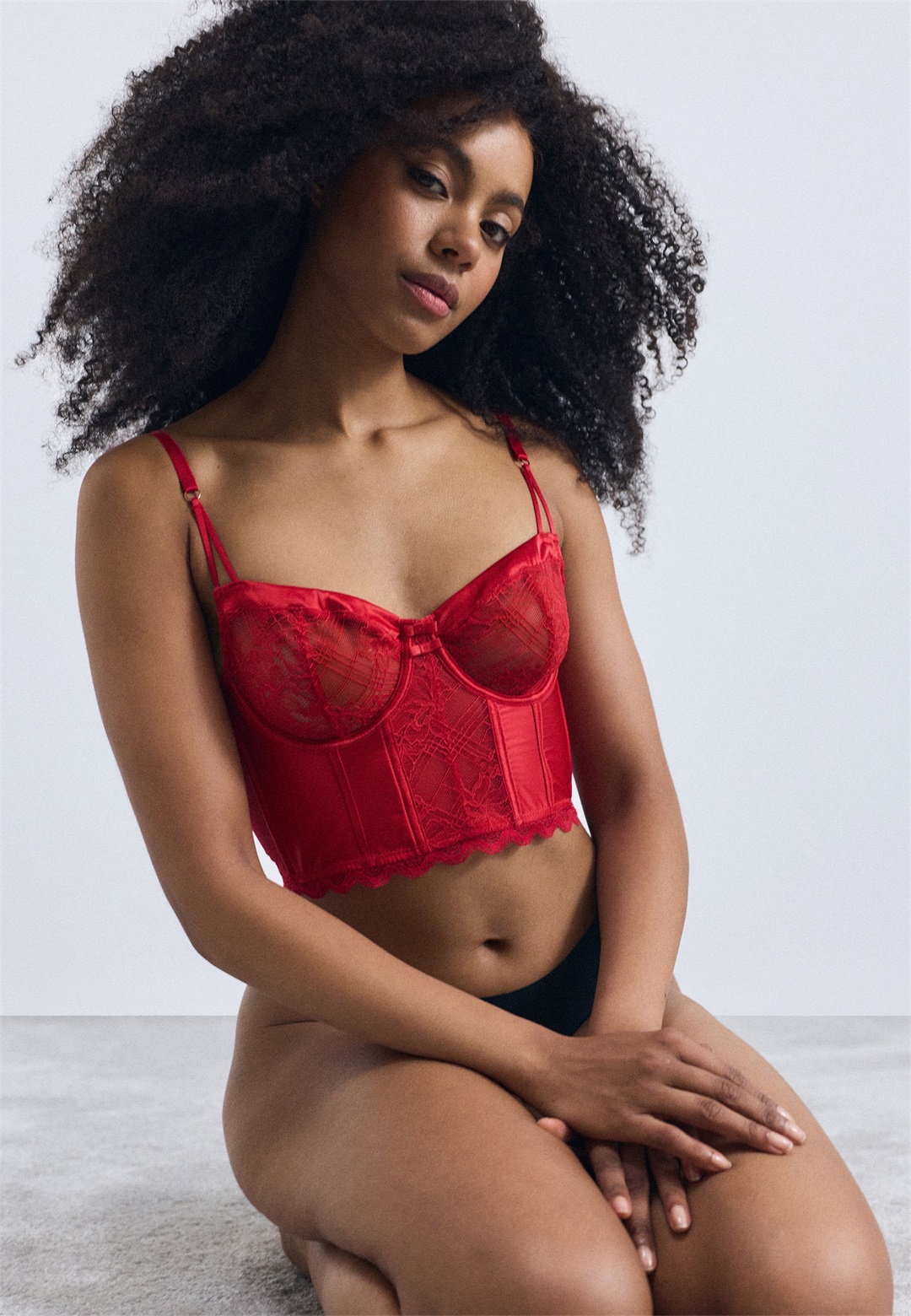 DORINA HASINA NON PADDED - Korsage - red/rot