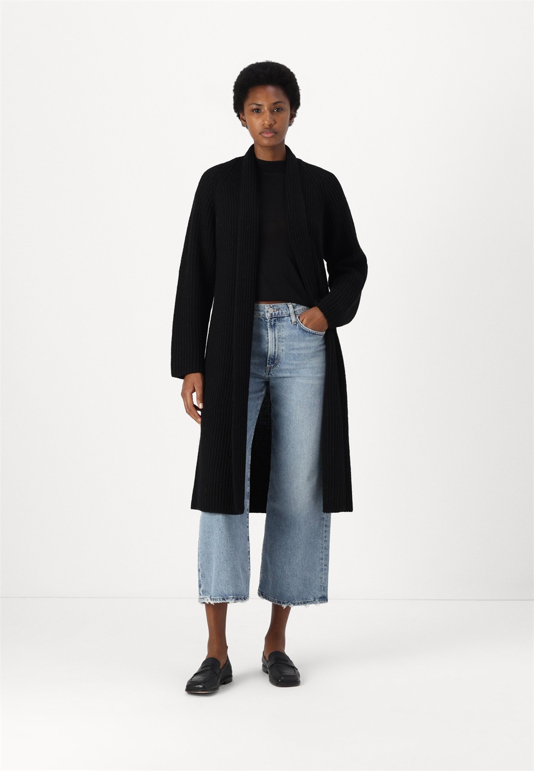 DRYKORN EILINA - Strickjacke - black/schwarz