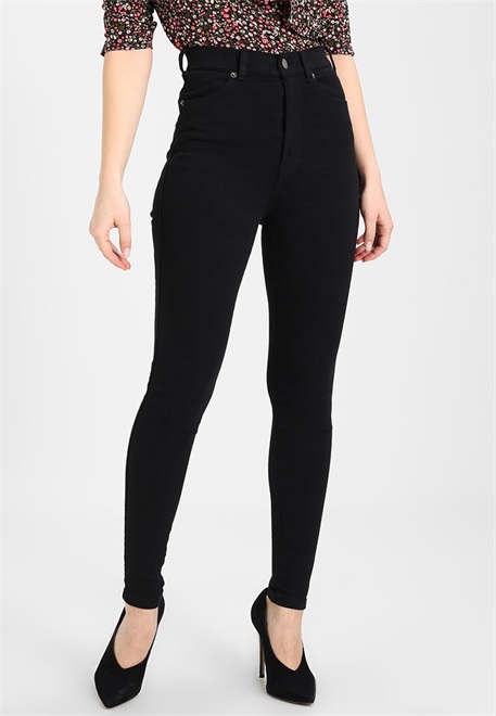 Dr.Denim Petite MOXY - Jeans Skinny Fit - black/schwarz