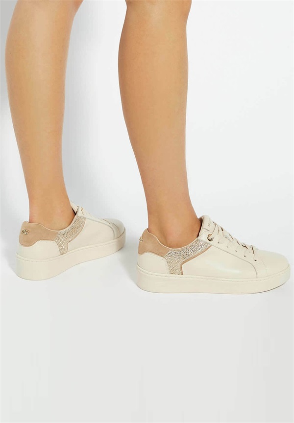 Dune London ELLI CHUNKY FLATFORM - Sneaker low - cream/beige