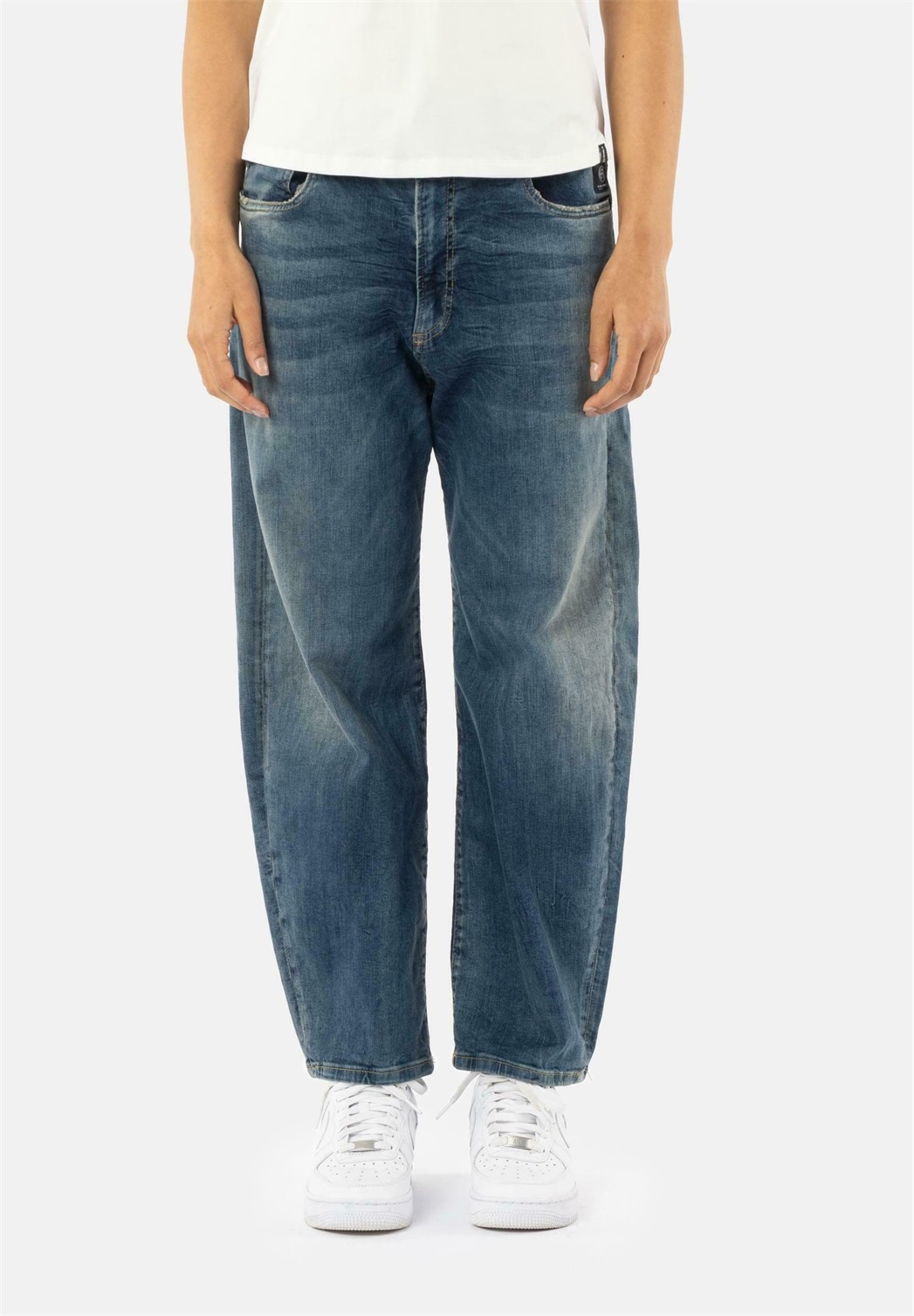 Elias Rumelis YOANA - Jeans Relaxed Fit - queen blue/dark-blue denim