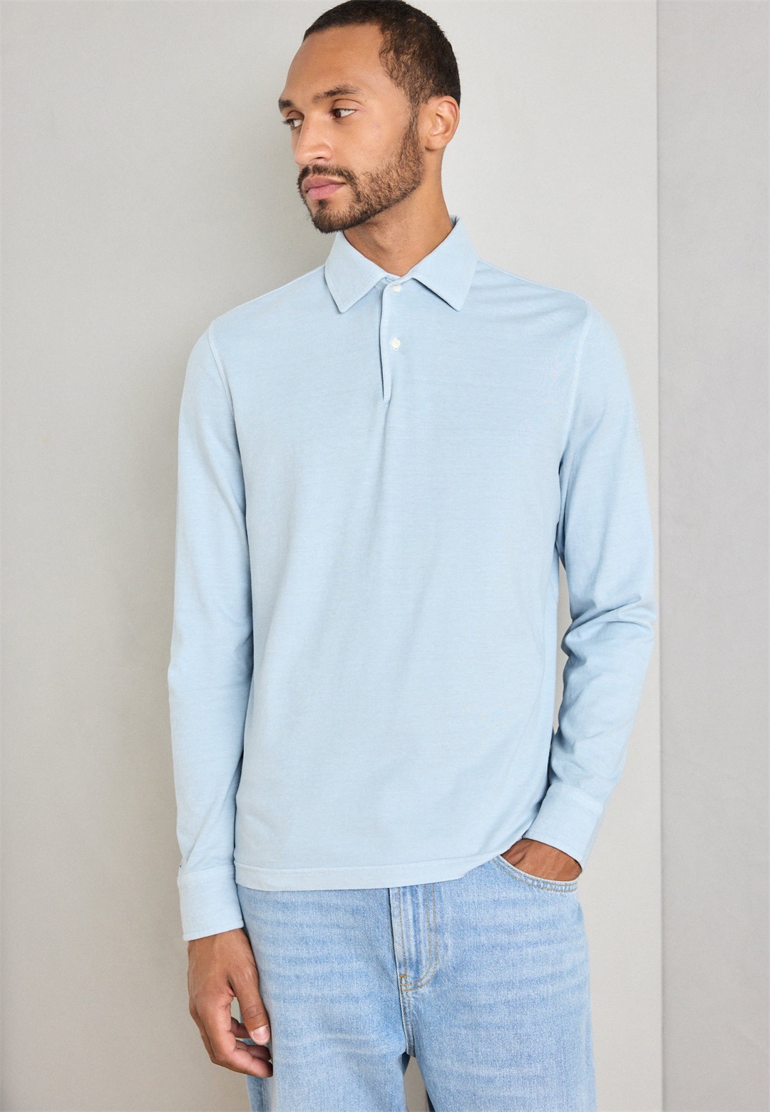 Ecoalf PATRICK MAN - Langarmshirt - blue/hellblau