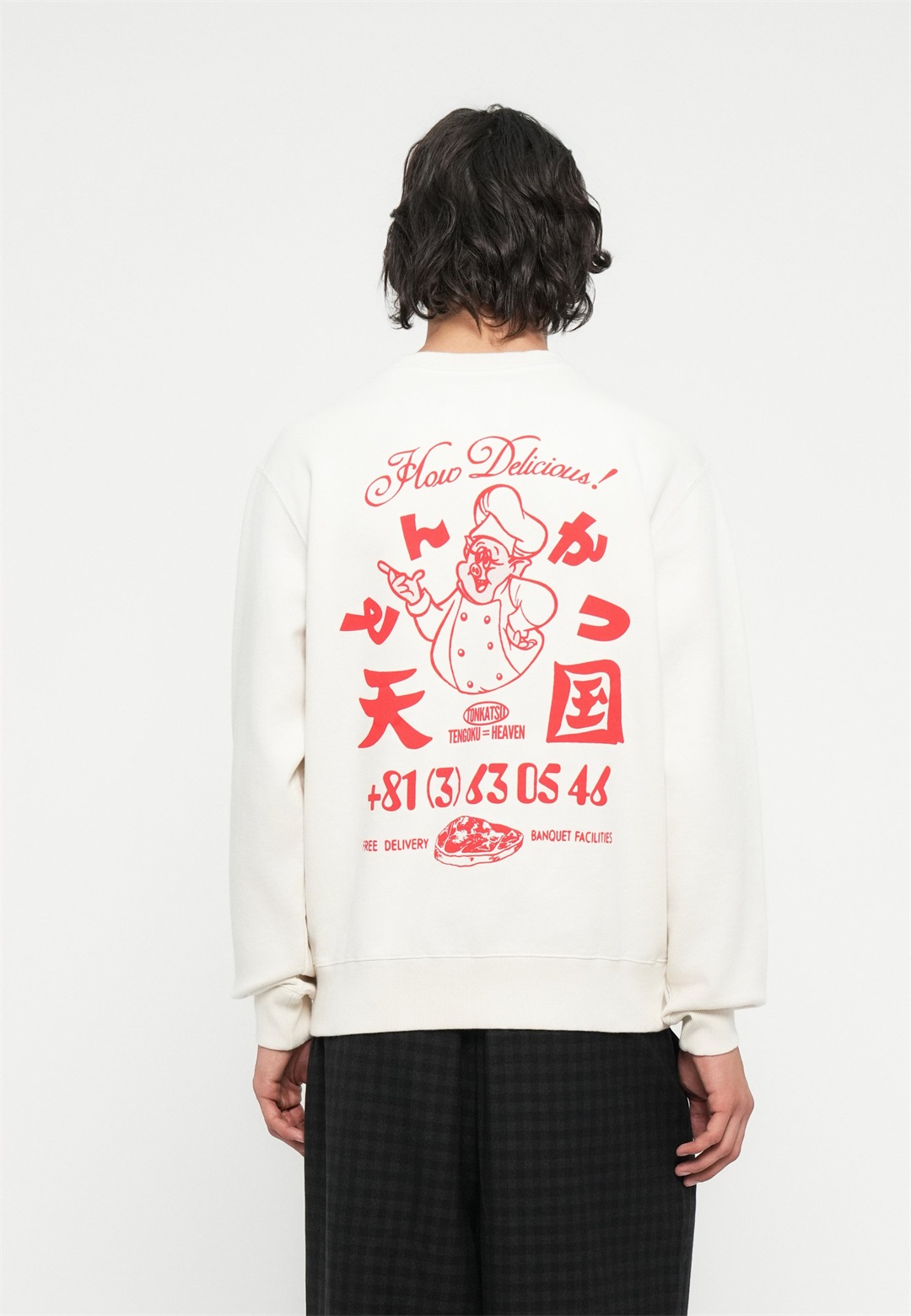 Edwin TONKATSU UNISEX - Sweatshirt - whisper white/offwhite