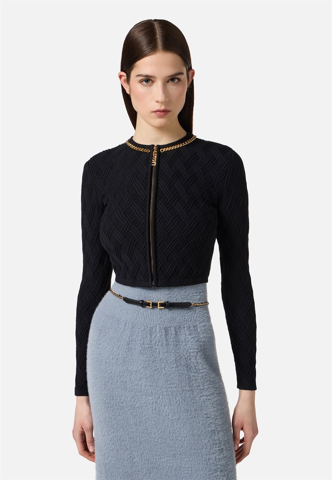 Elisabetta Franchi Strickjacke - nero/schwarz