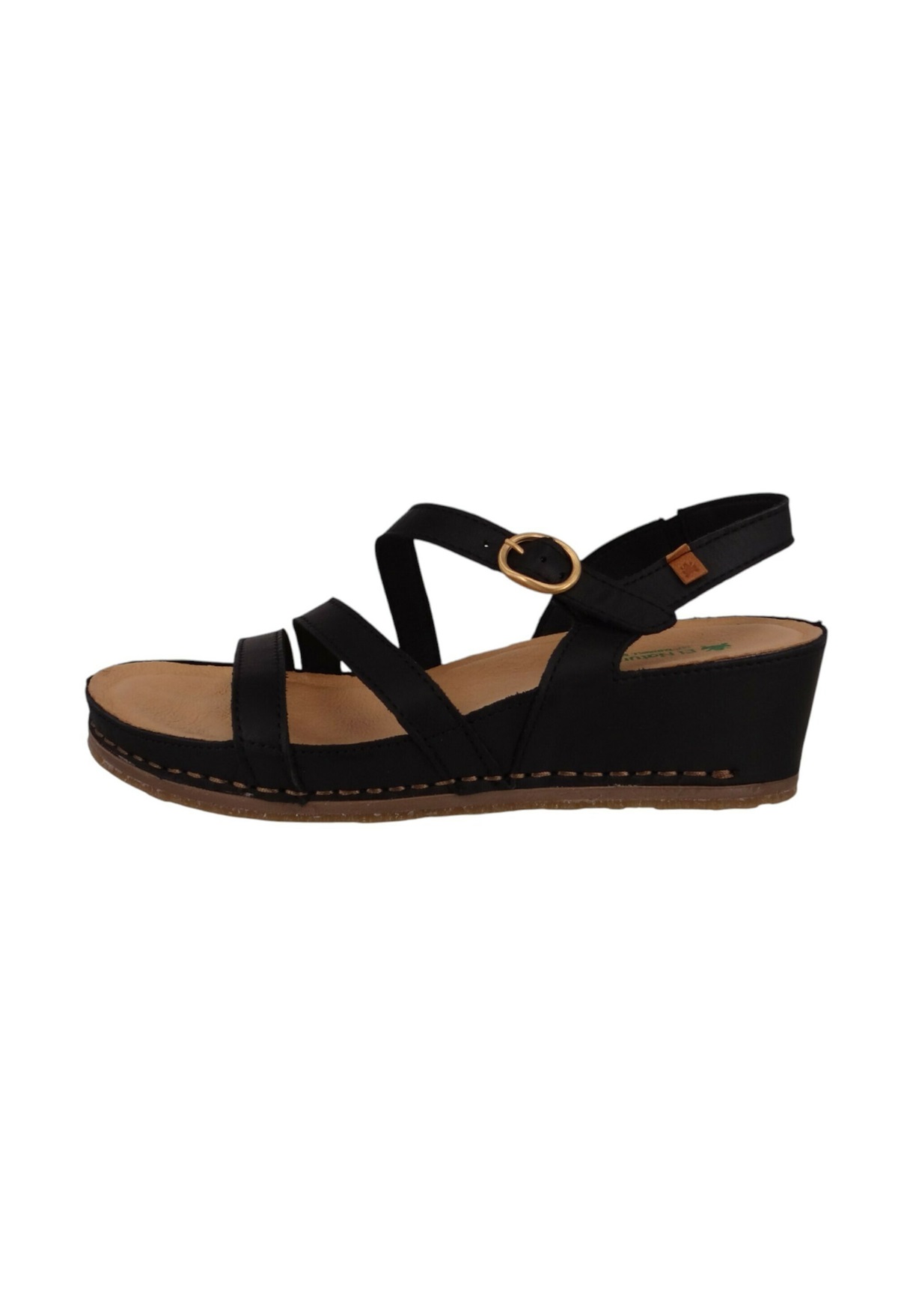 El Naturalista PICUAL MIT COMFORT-LAST - Plateausandalette - black/schwarz