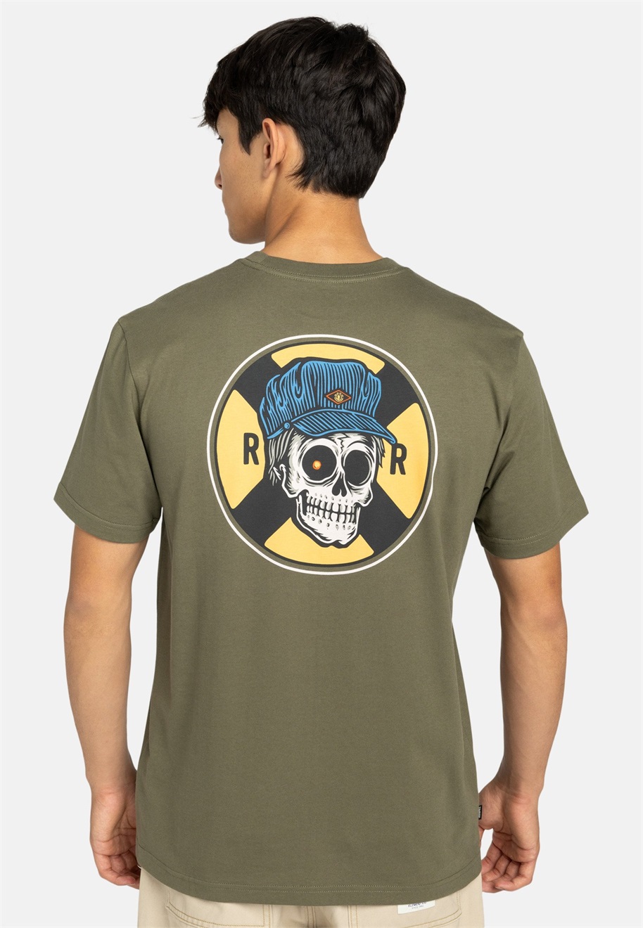 Element TIMBER SIGNS - T-Shirt print - gzh/grün