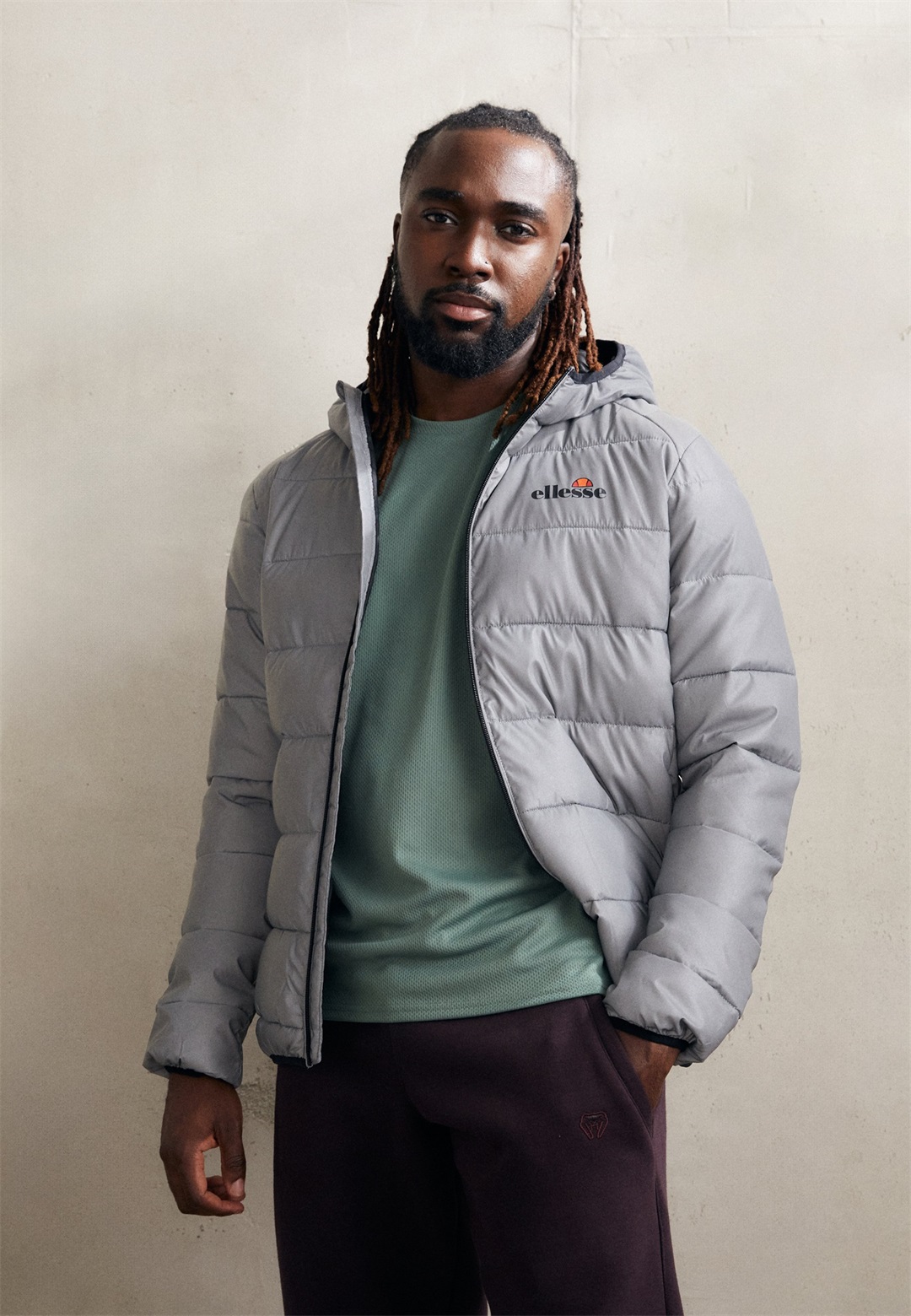 Ellesse VERMENTINO JACKET - Winterjacke - silver/silberfarben